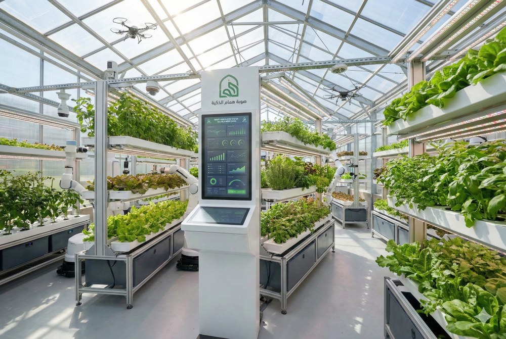 بيت زراعي ذكي عالي الكفاءة